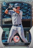 2023 Bowman Mega Box Chrome #18 Jasson Dominguez Baseball Card