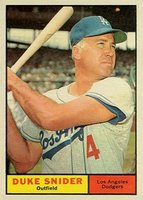 1961 Topps #443 Duke Snider Baseball Card