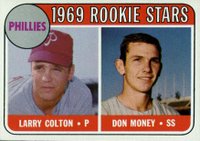 1969 Topps #454w Phillies Rookies White Letters Baseball Card