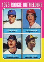 1975 Topps #619 Rookie Outfielders Baseball Card
