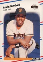 1988 Fleer #92 Kevin Mitchell Baseball Card