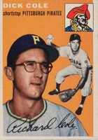 1954 Topps #84 Dick Cole Baseball Card