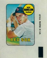 1969 Topps Decals # Ken Harrelson Baseball Card