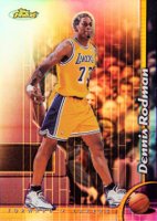 1998 Finest #134 Dennis Rodman Refractor Basketball Card