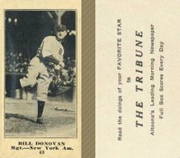 1916 Altoona Tribune #48 Wild Bill Donovan Baseball Card