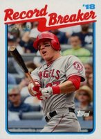 2019 Topps Transcendent VIP Party Mike Trout Through the Years #89RB Mike Trout Baseball Card