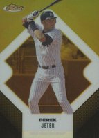 2006 Finest #125 Derek Jeter Gold Refractor Baseball Card