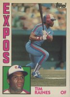 1984 Topps Tiffany #370 Tim Raines Baseball Card
