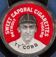 1909 Sweet Caporal Domino Discs # Ty Cobb No 