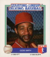 1988 Starting Line Up Talking Baseball # Ozzie Smith Baseball Card