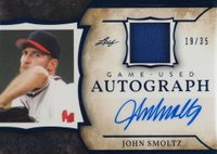 2020 Leaf in the Game Used Autographs #GUAJS1 John Smoltz Baseball Card