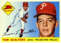 1955 Topps #33 Tom Qualters Baseball Card