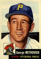 1953 Topps #58 George Metkovich Baseball Card