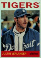 2013 Topps Heritage Chrome #HC30 Justin Verlander Refractor Baseball Card