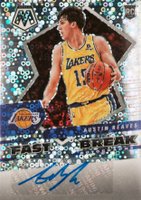 2021 Panini Mosaic Autographs Fast Break #FBAARV Austin Reaves Basketball Card