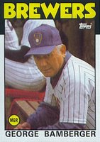 1986 Topps #21 George Bamberger Baseball Card