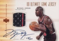 2001 Ultimate Collection Buybacks #MJ-J Michael Jordan '00 Ultimate Collection Basketball Card