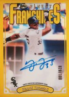2023 Topps Finest Flashbacks #180 Frank Thomas Autograph Baseball Card