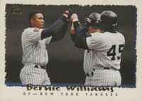 1995 Topps #485 Bernie Williams Baseball Card