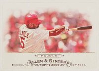 2009 Topps Allen & Ginter #71 Albert Pujols Baseball Card