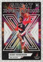 2023 Panini Donruss Great X-Pectations #8 Scoot Henderson Basketball Card