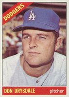 1966 Topps #430 Don Drysdale Baseball Card