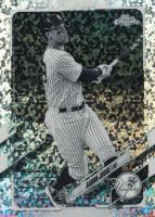 2021 Topps Chrome #99 Aaron Judge Black/White Mini Diamond Refractor Baseball Card