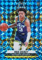 2023 Panini Mosaic #251 Keyonte George Reactive Blue Basketball Card