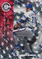 1997 Pinnacle Totally Certified #138 Roger Clemens Platinum Red Baseball Card