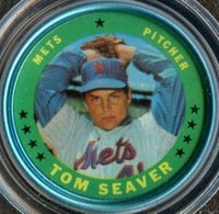 1971 Topps Coins #127 Tom Seaver Baseball Card