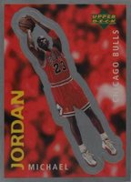 1997 Upper Deck International Stickers #205 Michael Jordan Basketball Card