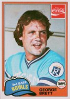 1981 Coca-Cola #2 George Brett Baseball Card