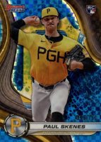 2024 Bowman's Best #53 Paul Skenes Blue X-Fractor Baseball Card