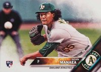 2016 Topps Update #US13 Sean Manaea Long Hair Baseball Card
