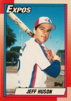 1990 Topps Tiffany #72 Jeff Huson Baseball Card