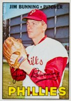 1967 Topps #560 Jim Bunning Baseball Card