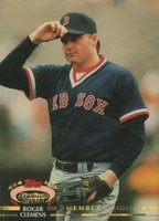 1992 Stadium Club #593 Roger Clemens Baseball Card