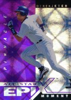 1998 Pinnacle Plus All-Star Epix Game #E8 Derek Jeter Moment-Purple Baseball Card