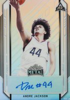 2021 Leaf Metal Autographs #BA-AJ1 Andre Jackson Basketball Card
