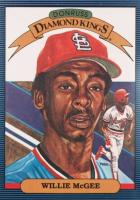 1986 Donruss Super Diamond Kings #3 Willie McGee Baseball Card