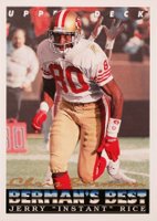 1993 Upper Deck #433 Jerry Rice Football Card