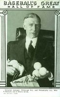 1948 Baseball's Great Hall of Fame Exhibits # Connie Mack Baseball Card
