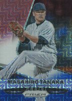 2015 Panini Prizm #109 Masahiro Tanaka Red/White/Blue Mojo Prizm Baseball Card