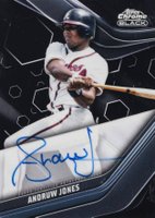 2023 Topps Chrome Black Autograph #AJO Andruw Jones Baseball Card