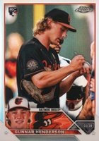 2023 Topps Chrome #2 Gunnar Henderson Ssp Baseball Card