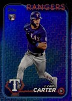 2024 Topps #280 Evan Carter Holiday Baseball Card