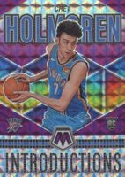 2022 Panini Mosaic Introductions #12 Chet Holmgren Purple Basketball Card
