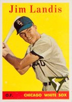 1958 Topps #108y Jim Landis Yellow Team Baseball Card