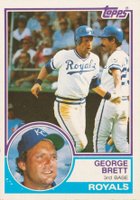 1983 Topps #600b George Brett Big Head in Circle Baseball Card
