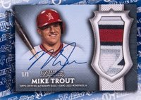 2021 Topps Through the Years #9 Mike Trout Blue Baseball Card